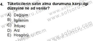 Eğlence Pazarlaması Dersi 2014 - 2015 Yılı (Final) Dönem Sonu Sınav Soruları 4. Soru