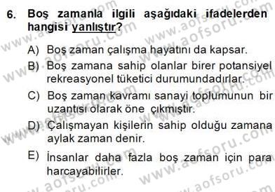 Eğlence Pazarlaması Dersi 2014 - 2015 Yılı (Final) Dönem Sonu Sınav Soruları 6. Soru