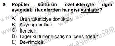 Eğlence Pazarlaması Dersi 2014 - 2015 Yılı (Final) Dönem Sonu Sınav Soruları 9. Soru