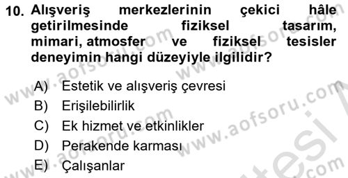Eğlence Pazarlaması Dersi 2024 - 2025 Yılı (Final) Dönem Sonu Sınav Soruları 10. Soru