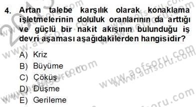 Turizm Pazarlaması Dersi 2013 - 2014 Yılı (Final) Dönem Sonu Sınav Soruları 4. Soru