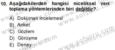 Turizm Pazarlaması Dersi 2013 - 2014 Yılı Tek Ders Sınav Soruları 10. Soru