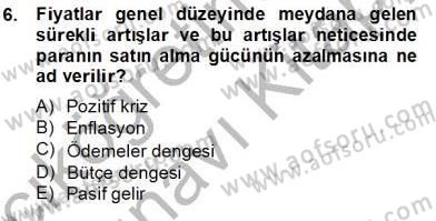 Turizm Pazarlaması Dersi 2013 - 2014 Yılı Tek Ders Sınav Soruları 6. Soru