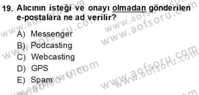 Turizm Pazarlaması Dersi 2014 - 2015 Yılı (Final) Dönem Sonu Sınav Soruları 19. Soru