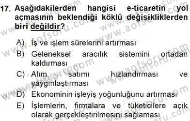 Turizm Pazarlaması Dersi 2015 - 2016 Yılı (Final) Dönem Sonu Sınav Soruları 17. Soru