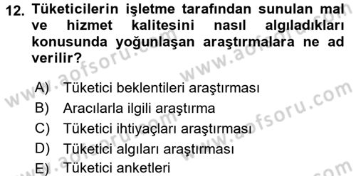 Turizm Pazarlaması Dersi 2016 - 2017 Yılı 3 Ders Sınav Soruları 12. Soru