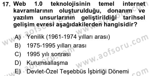 Turizm Pazarlaması Dersi 2016 - 2017 Yılı 3 Ders Sınav Soruları 17. Soru