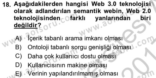 Turizm Pazarlaması Dersi 2016 - 2017 Yılı 3 Ders Sınav Soruları 18. Soru