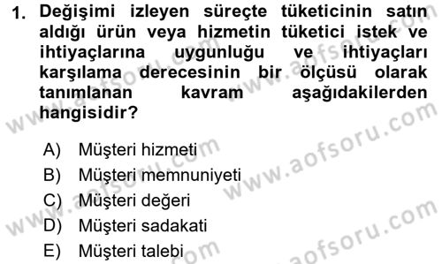 Turizm Pazarlaması Dersi 2016 - 2017 Yılı (Final) Dönem Sonu Sınav Soruları 1. Soru
