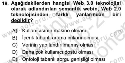 Turizm Pazarlaması Dersi 2016 - 2017 Yılı (Final) Dönem Sonu Sınav Soruları 18. Soru