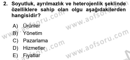 Turizm Pazarlaması Dersi 2018 - 2019 Yılı Yaz Okulu Sınav Soruları 2. Soru