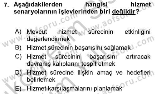 Turizm Pazarlaması Dersi 2018 - 2019 Yılı Yaz Okulu Sınav Soruları 7. Soru