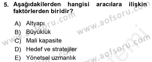 Havayolu Pazarlaması Dersi 2018 - 2019 Yılı (Final) Dönem Sonu Sınav Soruları 5. Soru