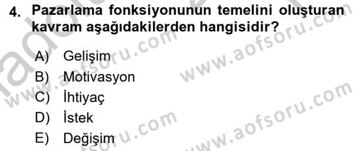 Havayolu Pazarlaması Dersi 2018 - 2019 Yılı Yaz Okulu Sınav Soruları 4. Soru