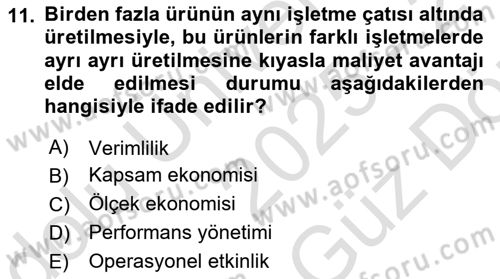 Havayolu Pazarlaması Dersi 2025 - 2026 Yılı (Vize) Ara Sınav Soruları 11. Soru
