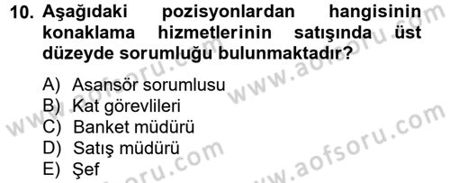 Satış Teknikleri Dersi 2012 - 2013 Yılı (Vize) Ara Sınav Soruları 10. Soru