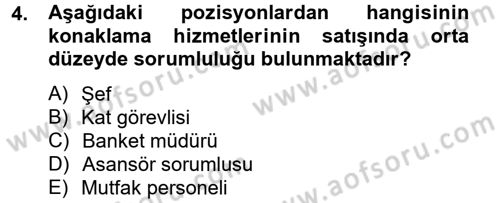 Satış Teknikleri Dersi 2012 - 2013 Yılı (Final) Dönem Sonu Sınav Soruları 4. Soru