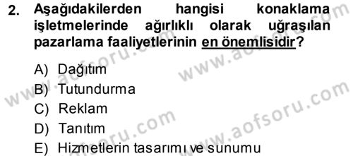 Satış Teknikleri Dersi 2013 - 2014 Yılı (Vize) Ara Sınav Soruları 2. Soru