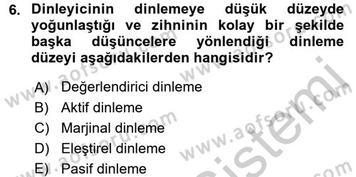 Satış Teknikleri Dersi 2016 - 2017 Yılı 3 Ders Sınav Soruları 6. Soru