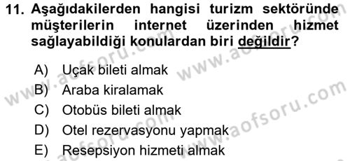 Satış Teknikleri Dersi 2017 - 2018 Yılı (Vize) Ara Sınav Soruları 11. Soru