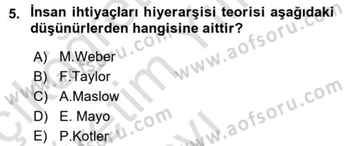 Satış Teknikleri Dersi 2020 - 2021 Yılı Yaz Okulu Sınav Soruları 5. Soru
