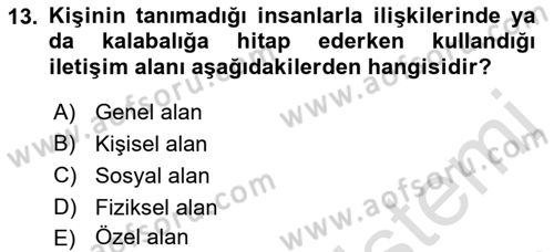 Satış Teknikleri Dersi 2021 - 2022 Yılı (Vize) Ara Sınav Soruları 13. Soru