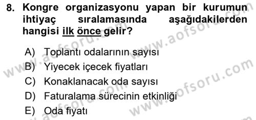 Satış Teknikleri Dersi 2021 - 2022 Yılı (Final) Dönem Sonu Sınav Soruları 8. Soru