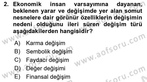 Tanıtım Ve Pazarlama Dersi 2021 - 2022 Yılı (Vize) Ara Sınav Soruları 2. Soru