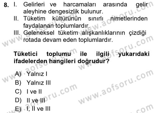 Tanıtım Ve Pazarlama Dersi 2021 - 2022 Yılı (Final) Dönem Sonu Sınav Soruları 8. Soru