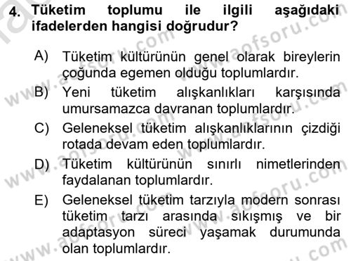 Tanıtım Ve Pazarlama Dersi 2022 - 2023 Yılı (Final) Dönem Sonu Sınav Soruları 4. Soru