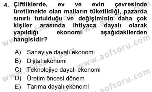 Tanıtım Ve Pazarlama Dersi 2023 - 2024 Yılı (Final) Dönem Sonu Sınav Soruları 4. Soru