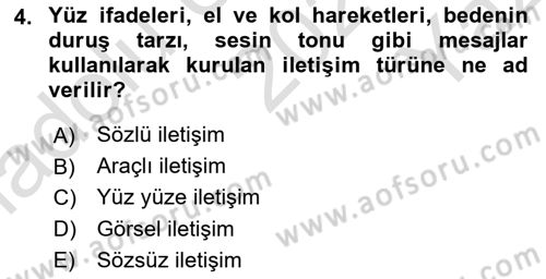 Tanıtım Ve Pazarlama Dersi 2023 - 2024 Yılı Yaz Okulu Sınav Soruları 4. Soru