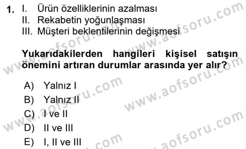 Pazarlama İletişimi Dersi 2018 - 2019 Yılı (Final) Dönem Sonu Sınav Soruları 1. Soru