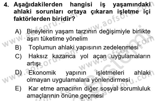 Pazarlama İletişimi Dersi 2021 - 2022 Yılı (Final) Dönem Sonu Sınav Soruları 4. Soru