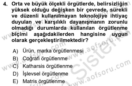 Pazarlama İletişimi Dersi 2022 - 2023 Yılı Yaz Okulu Sınav Soruları 4. Soru