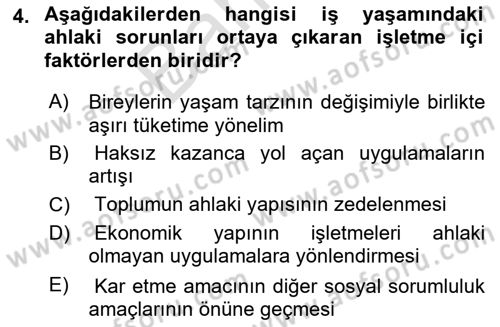 Pazarlama İletişimi Dersi 2025 - 2026 Yılı (Final) Dönem Sonu Sınav Soruları 4. Soru