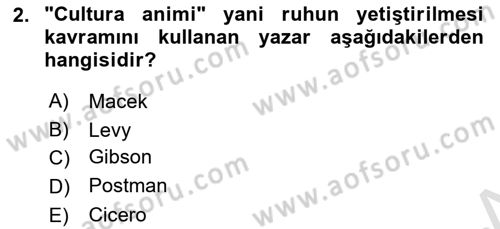 İnternet Ve Mobil Pazarlama Dersi 2017 - 2018 Yılı (Vize) Ara Sınav Soruları 2. Soru