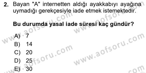 İnternet Ve Mobil Pazarlama Dersi 2017 - 2018 Yılı (Final) Dönem Sonu Sınav Soruları 2. Soru