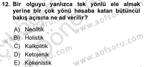 İnternet Ve Mobil Pazarlama Dersi 2019 - 2020 Yılı (Vize) Ara Sınav Soruları 12. Soru