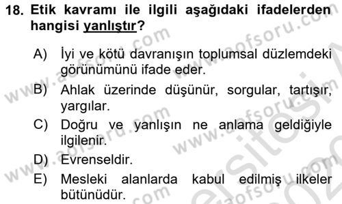 İnternet Ve Mobil Pazarlama Dersi 2019 - 2020 Yılı (Final) Dönem Sonu Sınav Soruları 18. Soru