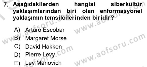 İnternet Ve Mobil Pazarlama Dersi 2019 - 2020 Yılı (Final) Dönem Sonu Sınav Soruları 7. Soru