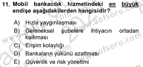 İnternet Ve Mobil Pazarlama Dersi 2021 - 2022 Yılı (Vize) Ara Sınav Soruları 11. Soru