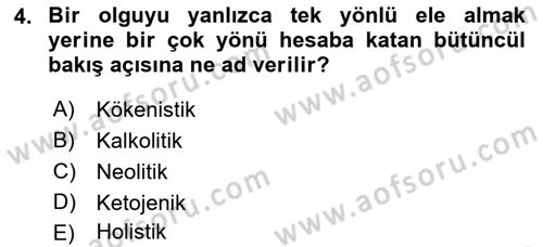 İnternet Ve Mobil Pazarlama Dersi 2021 - 2022 Yılı (Vize) Ara Sınav Soruları 4. Soru