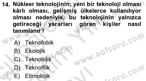 İnternet Ve Mobil Pazarlama Dersi 2021 - 2022 Yılı Yaz Okulu Sınav Soruları 14. Soru
