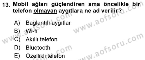İnternet Ve Mobil Pazarlama Dersi 2022 - 2023 Yılı (Vize) Ara Sınav Soruları 13. Soru