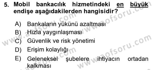 İnternet Ve Mobil Pazarlama Dersi 2022 - 2023 Yılı (Vize) Ara Sınav Soruları 5. Soru