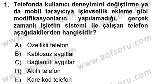 İnternet Ve Mobil Pazarlama Dersi 2023 - 2024 Yılı (Vize) Ara Sınav Soruları 1. Soru