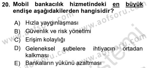 İnternet Ve Mobil Pazarlama Dersi 2023 - 2024 Yılı (Vize) Ara Sınav Soruları 20. Soru