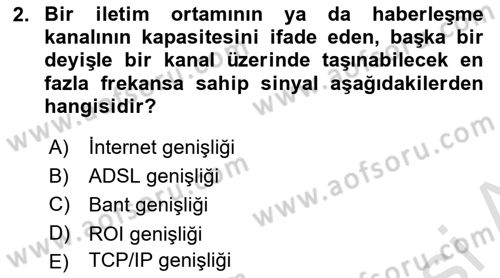 İnternet Ve Mobil Pazarlama Dersi 2023 - 2024 Yılı (Final) Dönem Sonu Sınav Soruları 2. Soru