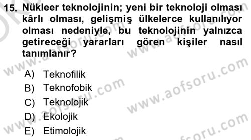 İnternet Ve Mobil Pazarlama Dersi 2023 - 2024 Yılı Yaz Okulu Sınav Soruları 15. Soru